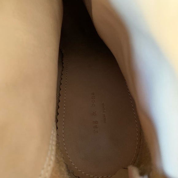 Rag & Bone suede fringe booties Newbury 38, 7.5 - Picture 6 of 8